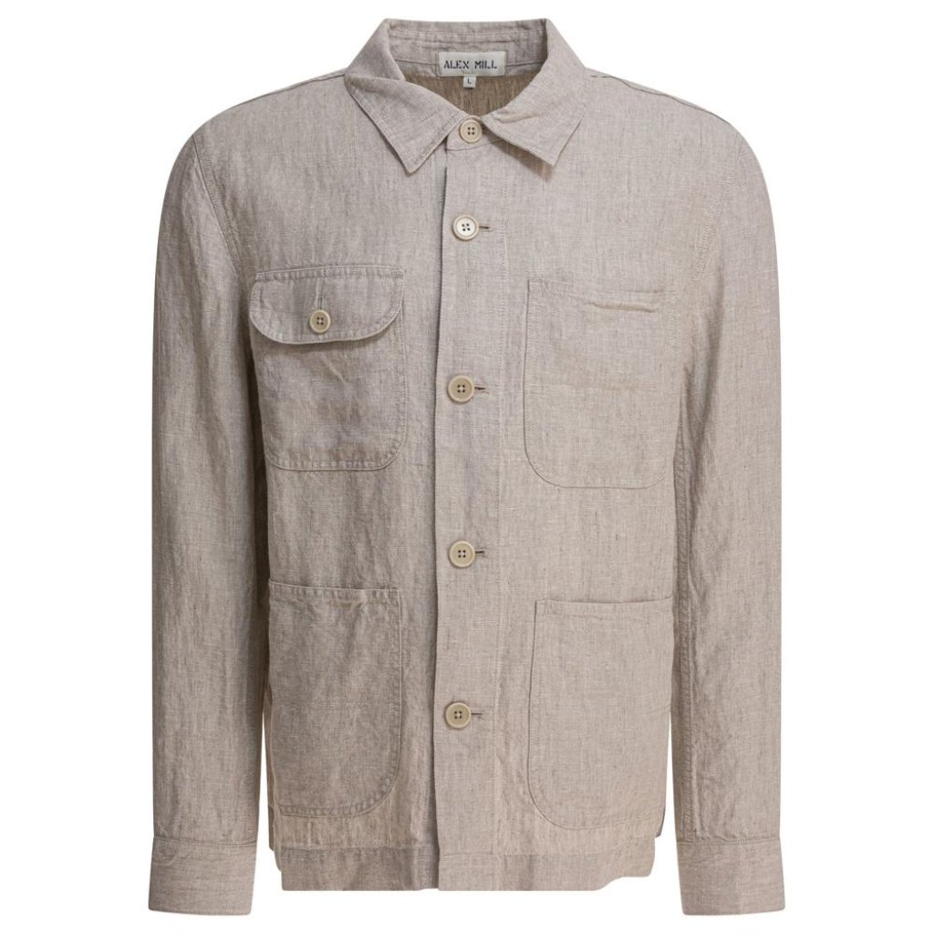Alex Mill Linen Work Jacket Tag Size L Men